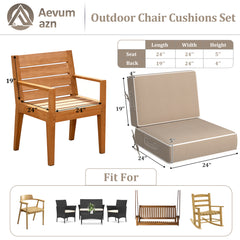 Outdoor Chair Cushions Set